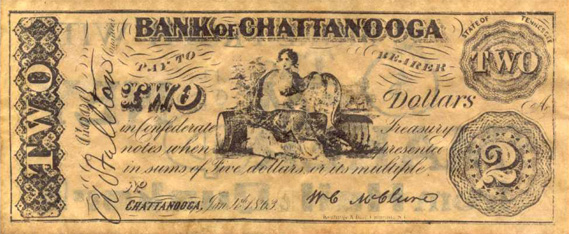 $2 Bk Chatt reproduction Heil Quaker Adv front